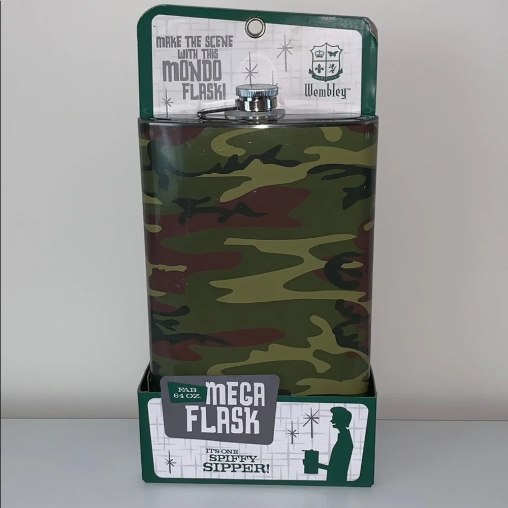 64 OZ‎ Stainless Steel Mega Flask